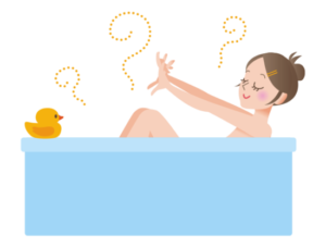 夏冷え対策　湯船入浴